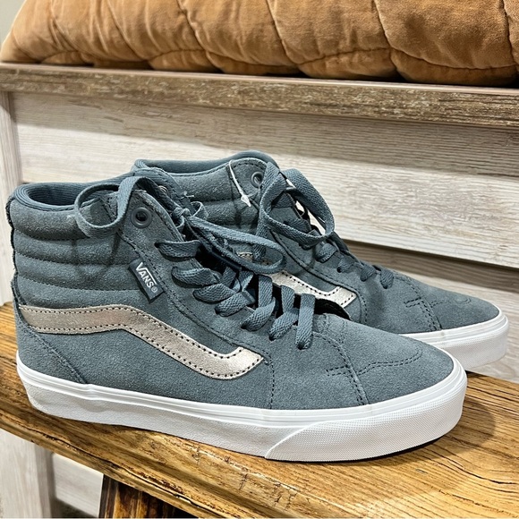 Vans Filmore High-Top Sneaker women size 6.5 blue never worn NWOT - Picture 3 of 6